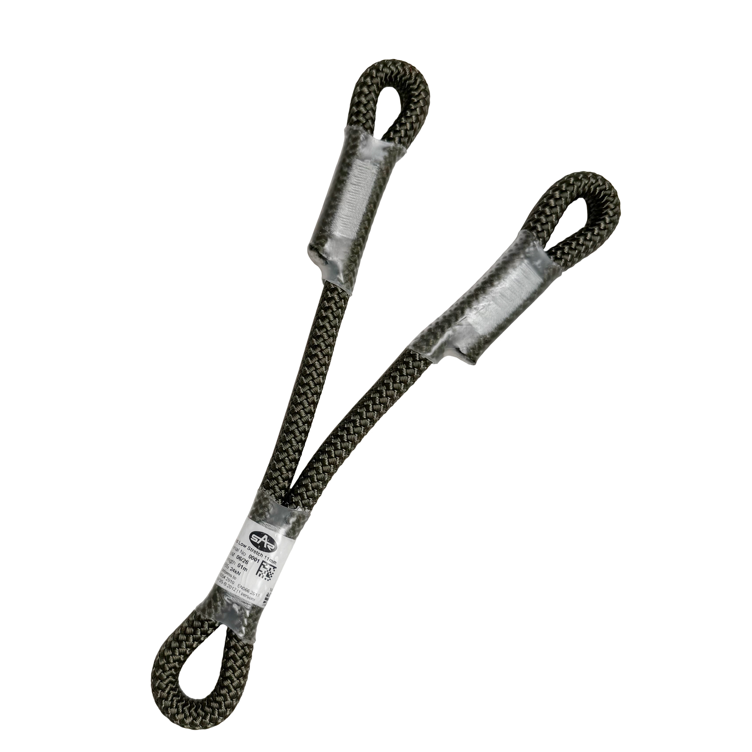 11mm Y Shaped Rope Lanyard - Olive