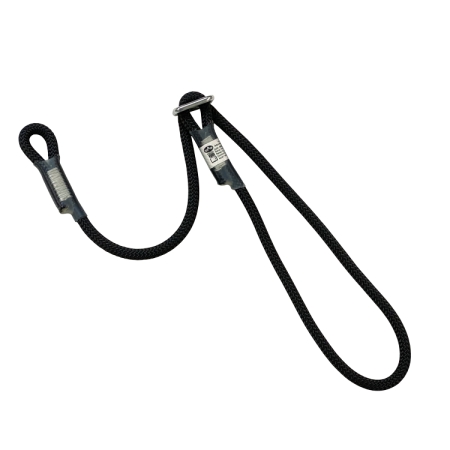 Adjustable Rope Lanyard - Black