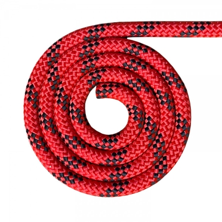 11mm Low Stretch Rope - Red & Black